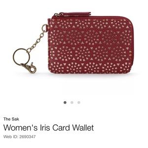 The Sak Women's Iris Card Wallet NWT
